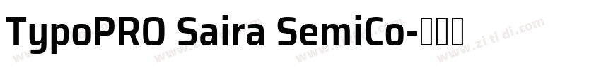 TypoPRO Saira SemiCo字体转换